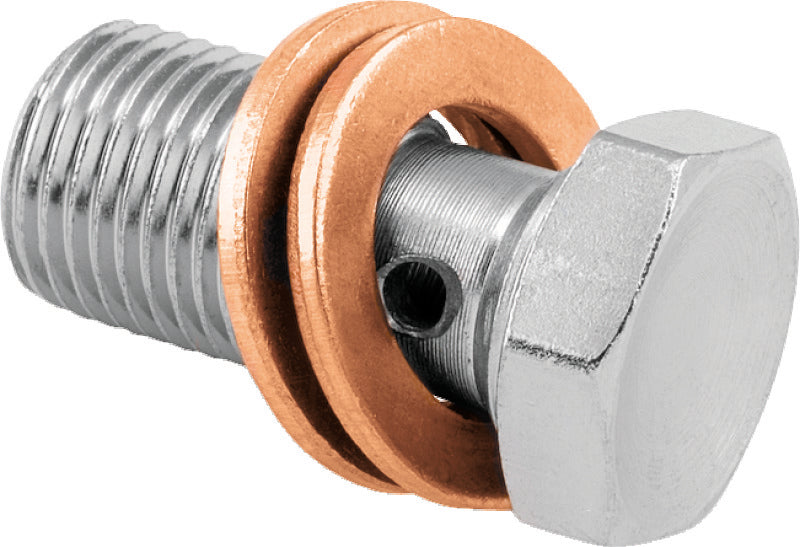 Twin Power Stainless Brake Fitting 7/16 Inch Banjo Bolt Fittings TwinPower