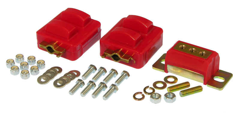 Prothane GM Motor & Trans Mount Kit - Red Bushing Kits Prothane