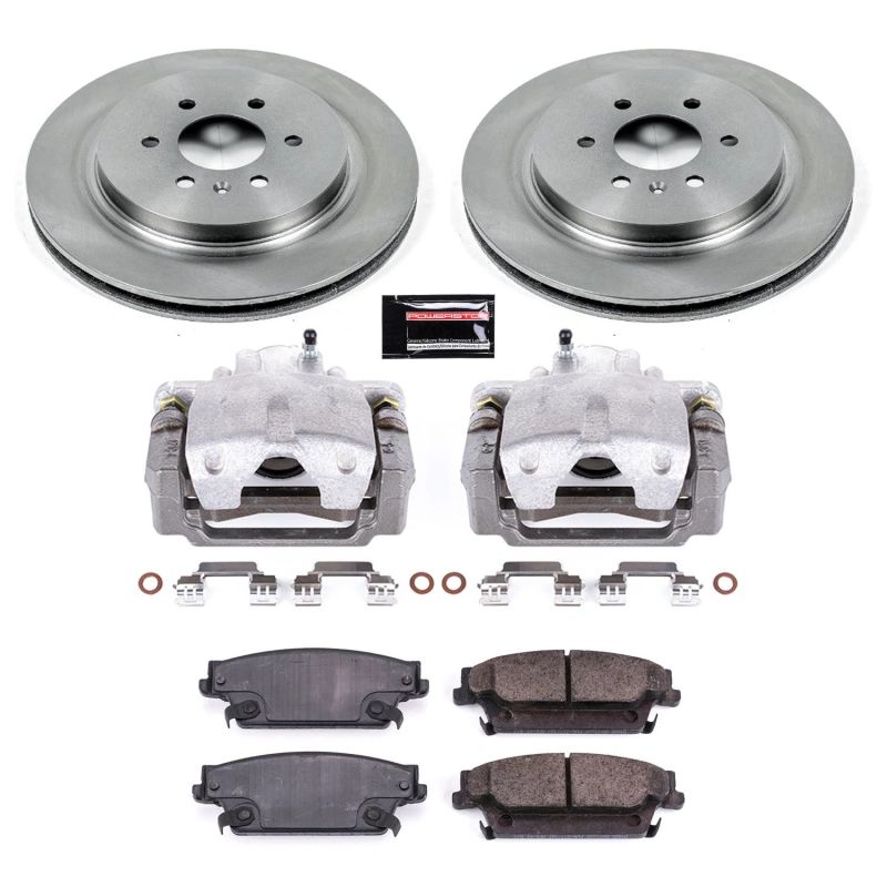 Power Stop 04-09 Cadillac SRX Rear Autospecialty Brake Kit w/Calipers Brake Kits - OE PowerStop