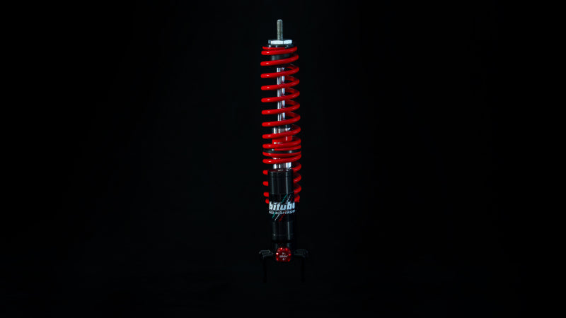 Bitubo YLV0 Monoshock Rear Adjustable: Spring Preload, Compression, Red Spring Shocks and Struts Bitubo Suspension