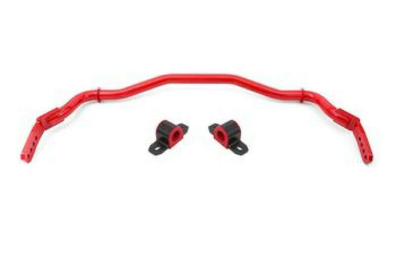 BMR 15-22 S550 Mustang Sway Bar Kit Front Hollow 38mm 3-Hole Adjustable Red Sway Bars BMR Suspension