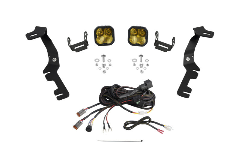 Diode Dynamics Stage Series Ditch Light Kit for 2019-Present Ram SS3 - Yellow Pro Combo Light Accessories and Wiring Diode Dynamics