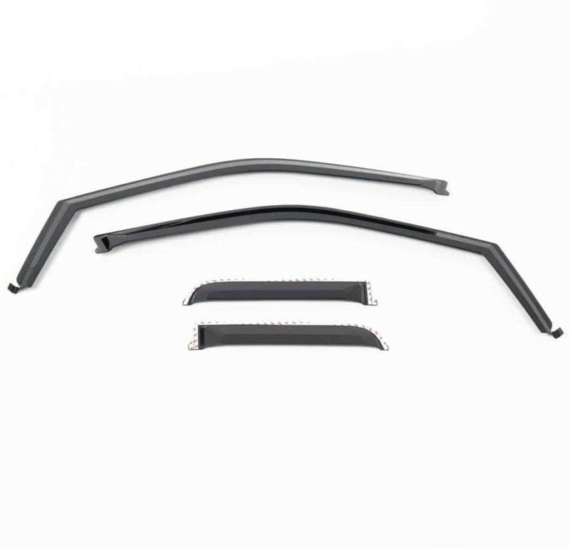 Putco 17-20 Ford SuperDuty - SuperCab (Set of 4) Element Tinted Window Visors Wind Deflectors Putco
