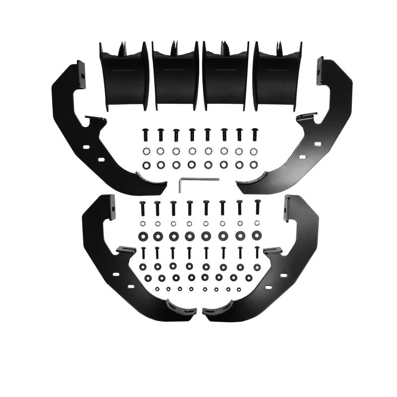 Westin 19-20 Chevrolet Silverado / GMC Sierra 1500 Reg Cab PRO TRAXX 4 Oval Nerf Step Bars - Black Nerf Bars Westin