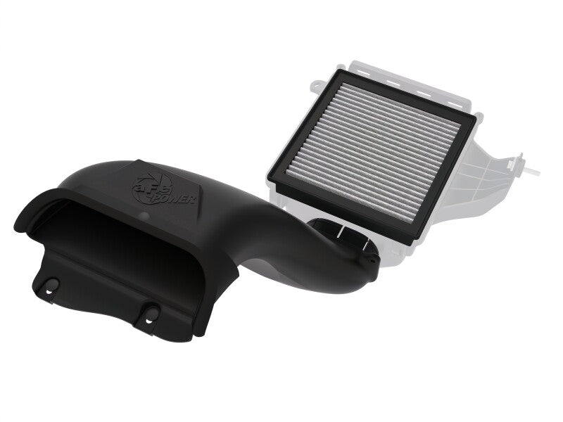 aFe 21-24 Ford F-150 V6/V8 Dynamic Air Scoop w/ Pro DRY S Filter (D.A.S. PLUS) Cold Air Intakes aFe