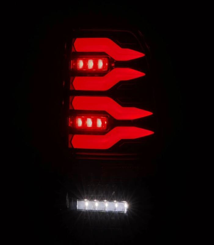 AlphaRex 97-03 Ford F150 / 99-16 Ford F250/F350/F450/F550 LUXX-Series LED Tail Lights - Alpha-Black Tail Lights AlphaRex
