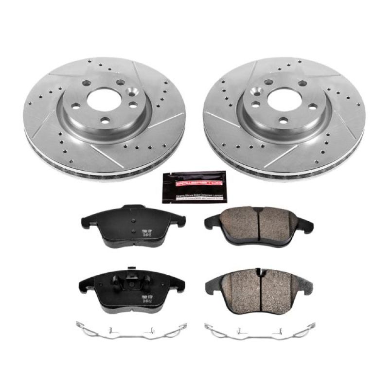 Power Stop 11-14 Volvo S60 Front Z23 Evolution Sport Brake Kit Brake Kits - Performance D&S PowerStop