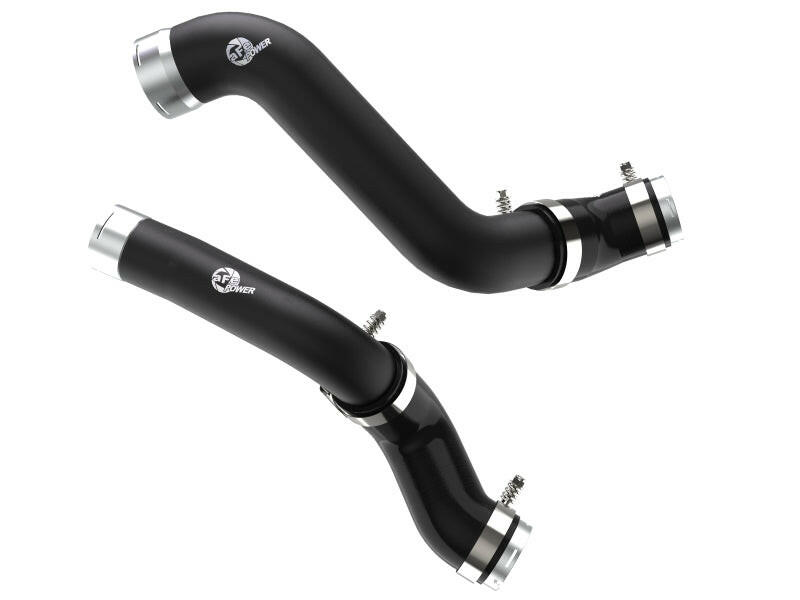 aFe BladeRunner Black Intercooler Hot & Cold Side Tubes Combo 19-20 GM Trucks 1500 L4-2.7L (t) Intercoolers aFe