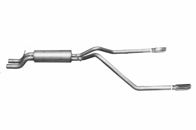 Gibson 01-05 Chevrolet Silverado 2500 HD Base 6.0L 2.5in Cat-Back Dual Split Exhaust - Stainless Catback Gibson