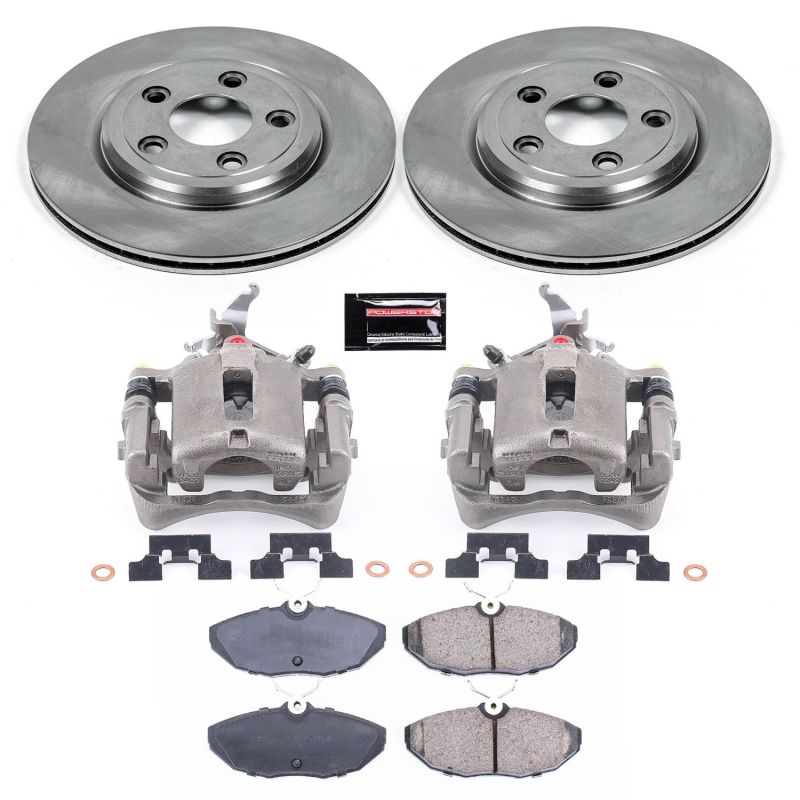 Power Stop 2005 Jaguar Vanden Plas Rear Autospecialty Brake Kit w/Calipers Brake Kits - OE PowerStop