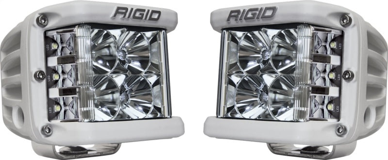 Rigid Industries D-SS - Flood - Set of 2 - White Housing Light Bars & Cubes Rigid Industries