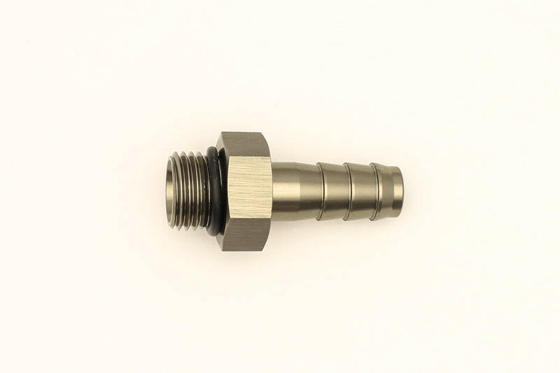 DeatschWerks 6AN ORB Male To 3/8in. Male Triple Barb Fitting (Incl. O-Ring) Fittings DeatschWerks