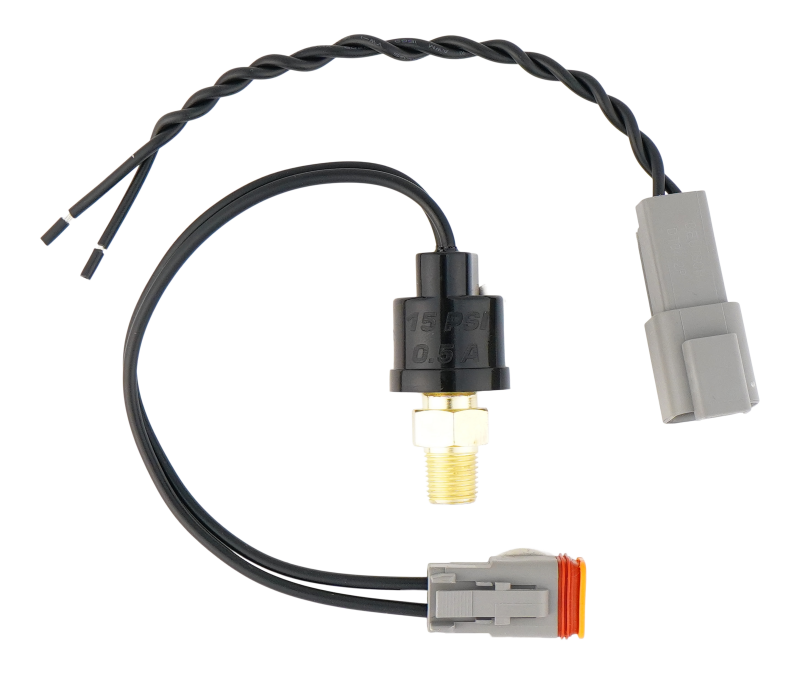 DeatschWerks 1/8th NPT 15psi Hobbs Switch with Pigtail Relays DeatschWerks