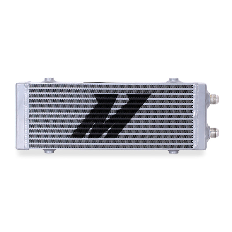 Mishimoto Universal Medium Bar and Plate Dual Pass Silver Oil Cooler Oil Coolers Mishimoto