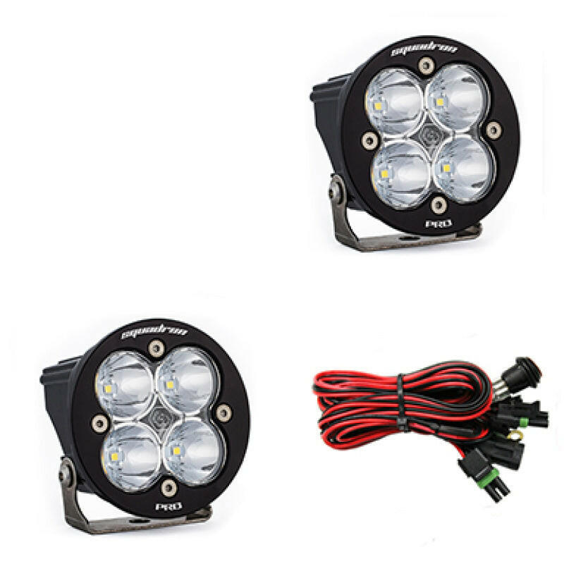 Baja Designs Squadron R Pro Spot LED Light Pods - Clear Light Bars & Cubes Baja Designs