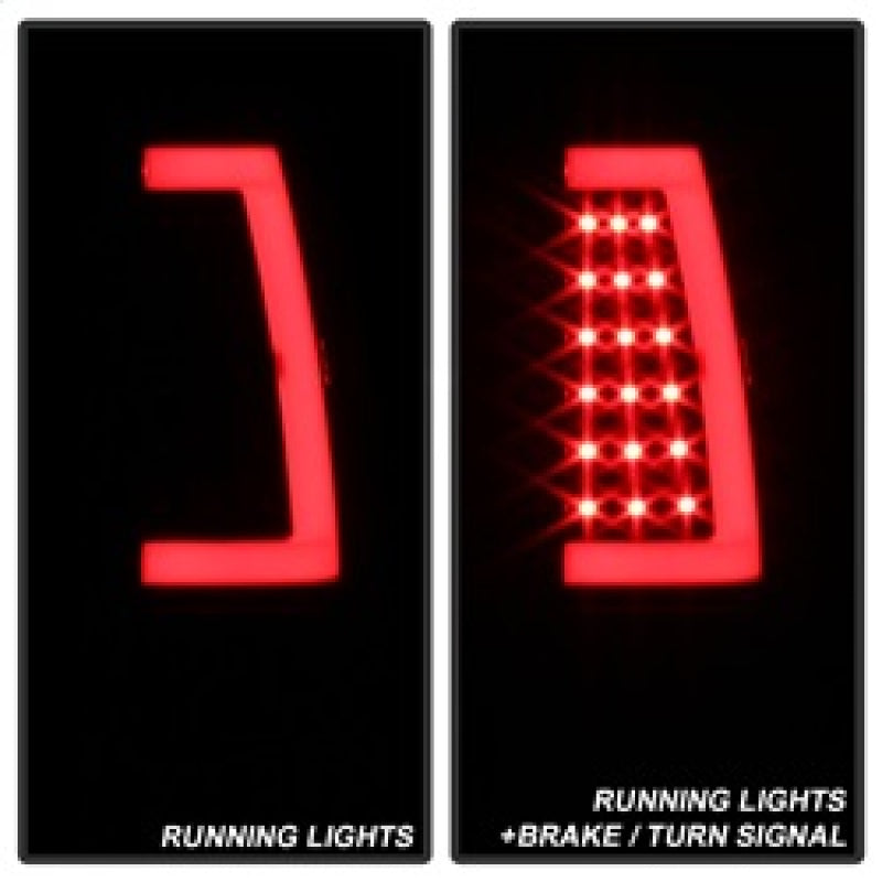 xTune Chevy Silverado 1500/2500/3500 99-02 / Version 3 Tail Lights Black ALT-ON-CS99V3-LBLED-BK Tail Lights SPYDER