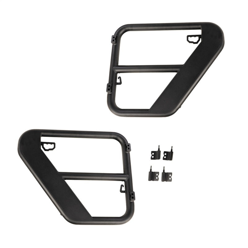 Rugged Ridge Fortis Tube Doors Rear 07-18 Jeep Wrangler JK 4-Dr Doors Rugged Ridge