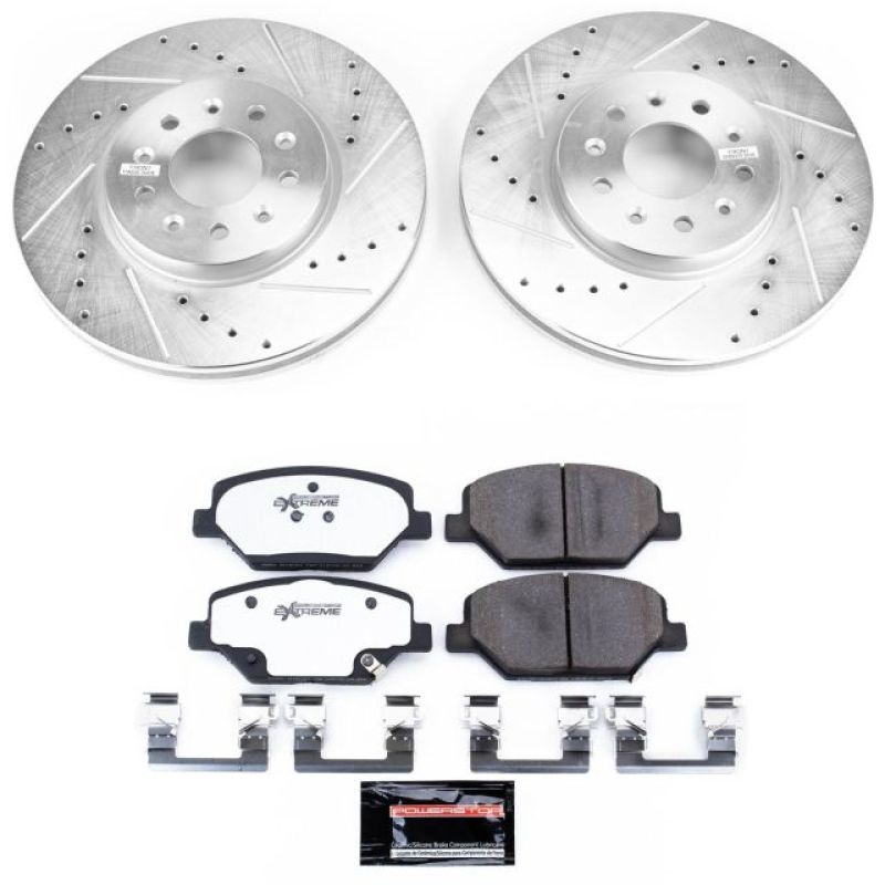 Power Stop 16-18 Buick Envision Front Z26 Street Warrior Brake Kit Brake Kits - Performance D&S PowerStop