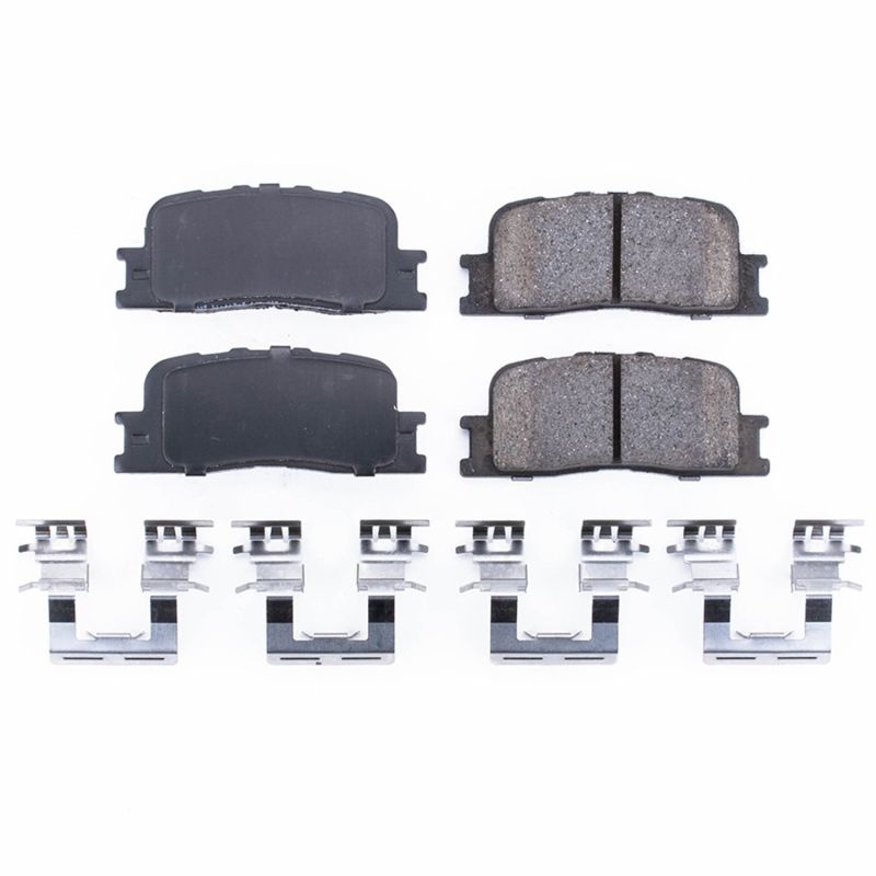 Power Stop 02-03 Lexus ES300 Rear Z17 Evolution Ceramic Brake Pads w/Hardware Brake Pads - OE PowerStop