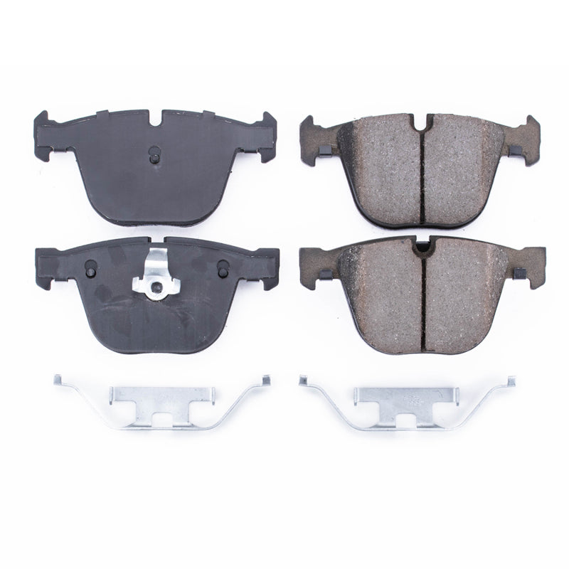 Power Stop 07-18 BMW X5 Rear Z17 Evolution Ceramic Brake Pads w/Hardware Brake Pads - OE PowerStop
