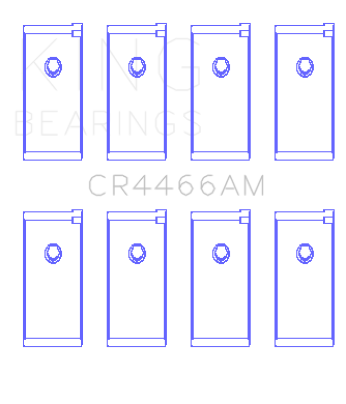 King Engine Bearings Mitsubishi 4G52 Connecting Rod Bearing Set Bearings King Engine Bearings