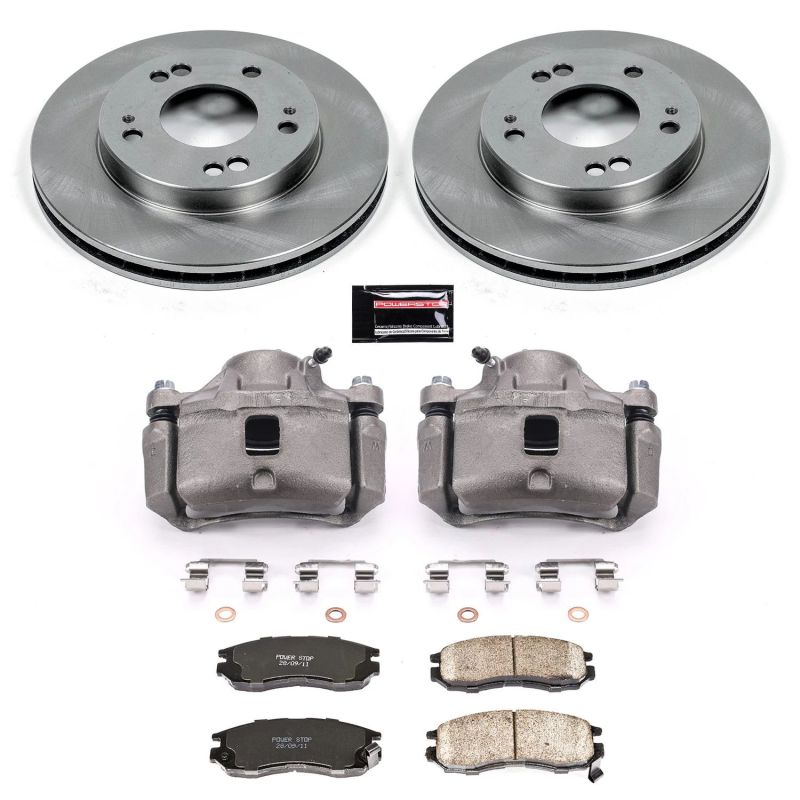 Power Stop 95-00 Chrysler Sebring Front Autospecialty Brake Kit w/Calipers Brake Kits - OE PowerStop