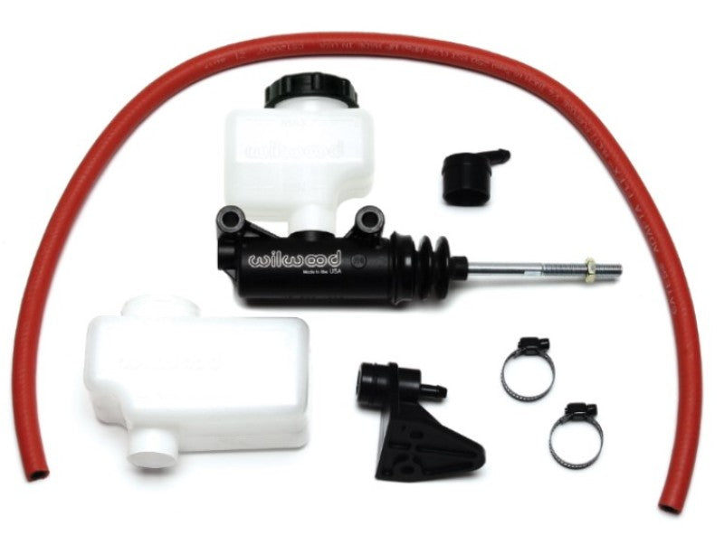 Wilwood Short Remote Side Mount M/C Kit 7/8in Bore 3/8in-24 Banjo Outlet Brake Master Cylinder Wilwood