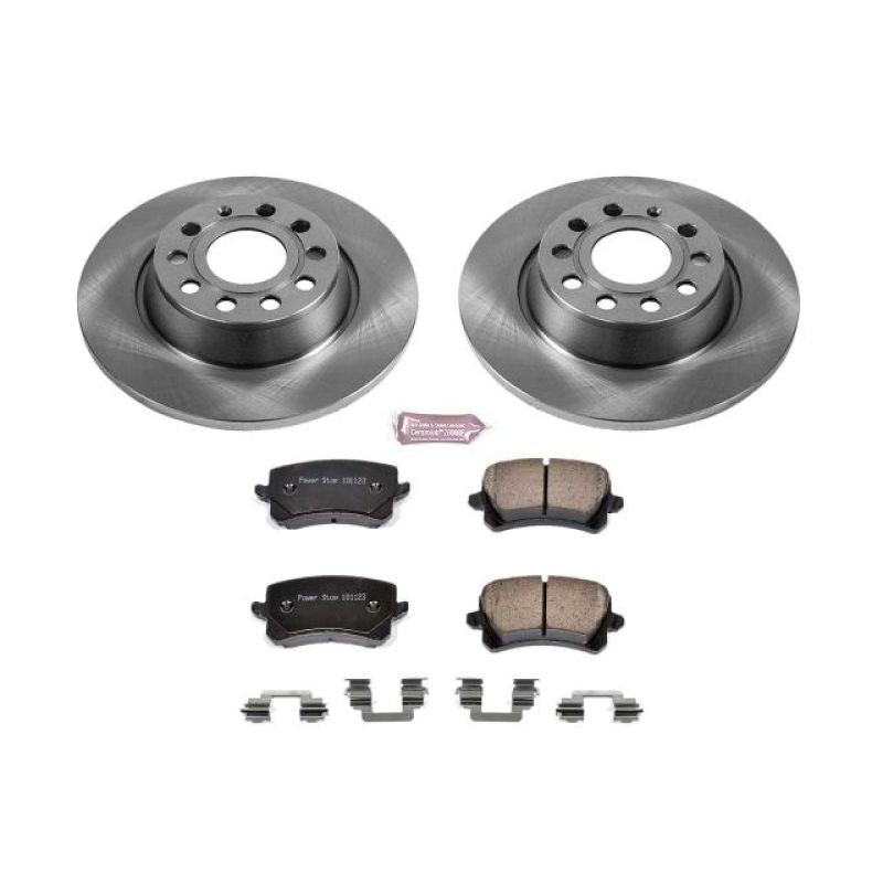 Power Stop 2015 Audi Q3 Rear Autospecialty Brake Kit Brake Kits - OE PowerStop
