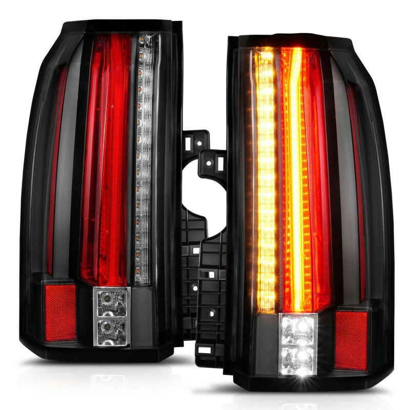 ANZO 2015-2017 GMC Yukon/Yukon XL LED Taillights Black Tail Lights ANZO