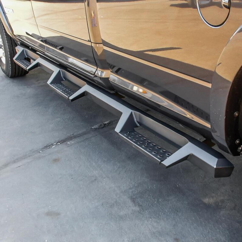 Westin/HDX 19-20 Ram 2500/3500 Crew Cab (8ft Bed) Drop Wheel to Wheel Nerf Step Bars - Txt Black Nerf Bars Westin