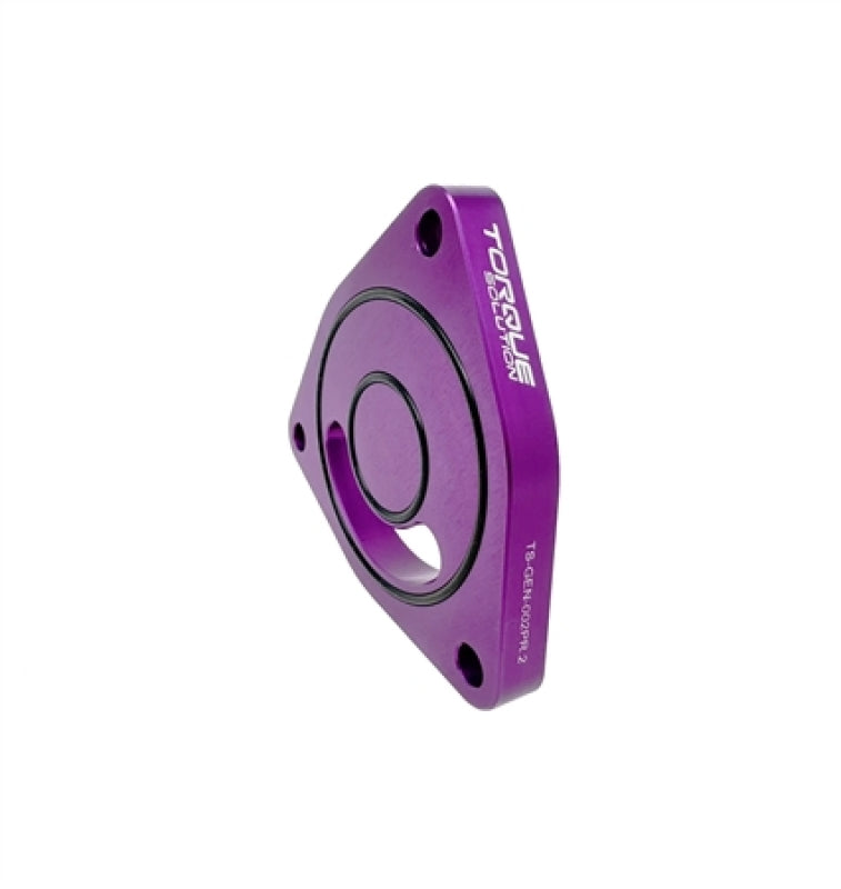 Torque Solution V2 Blow Off BOV Sound Plate (Purple): Multiple Applications Blow Off Valves Torque Solution
