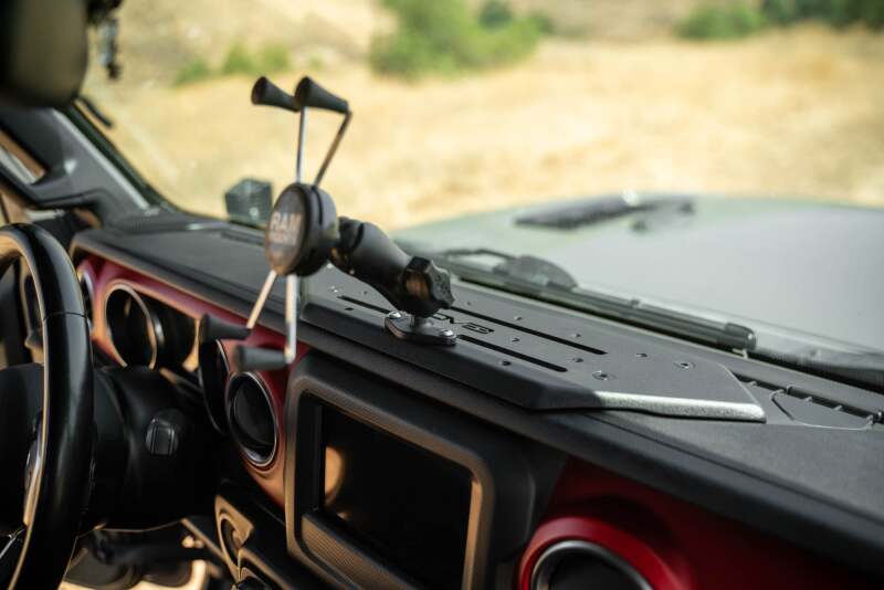 DV8 Offroad 18-23 Jeep Wrangler JL/20-23 Gladiator JT Device Dash Mount V2 Hardware Kits - Other DV8 Offroad