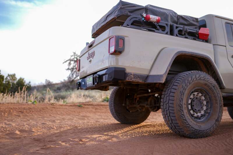 DV8 Offroad 20-23 Jeep Gladiator JT MTO Series Rear Bumper Bumpers - Steel DV8 Offroad