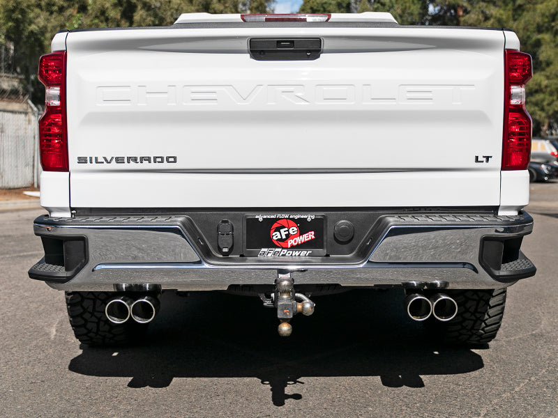 aFe Vulcan Series 3in-2-1/2in 304 SS Cat-Back 2019 GM Silverado 1500 V8-5.3L w/ Polished Tips Catback aFe