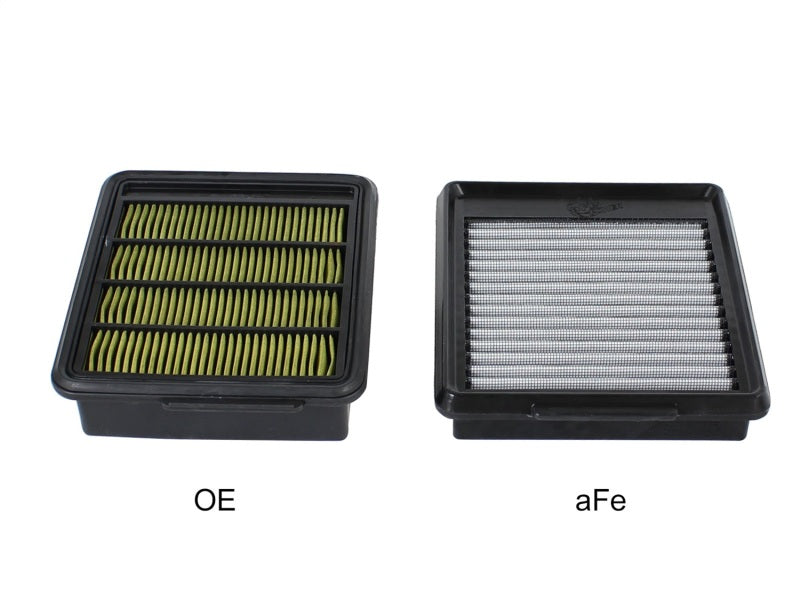 aFe MagnumFLOW Air Filters OEM Replacement Pro DRY S 09-15 Nissan GT-R V6 3.8L (tt) Air Filters - Drop In aFe