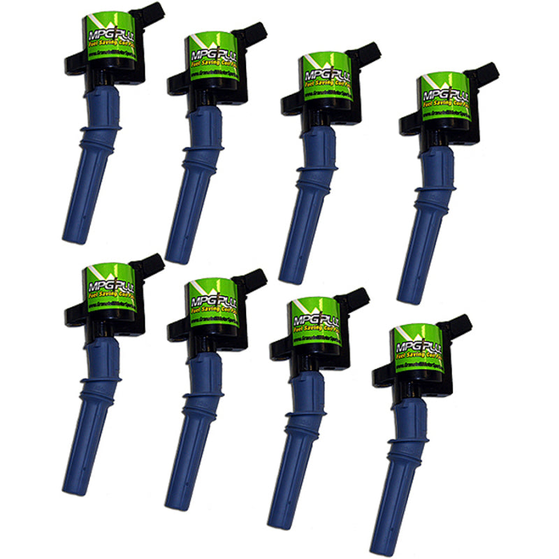 Granatelli 97-05 Ford 4.6L/5.4L 2V (Excl 96-98 Mustang) Hi-Perf Coil-On-Plug Conn Kit w/Coil Packs Spark Plug Wire Sets Granatelli Motor Sports