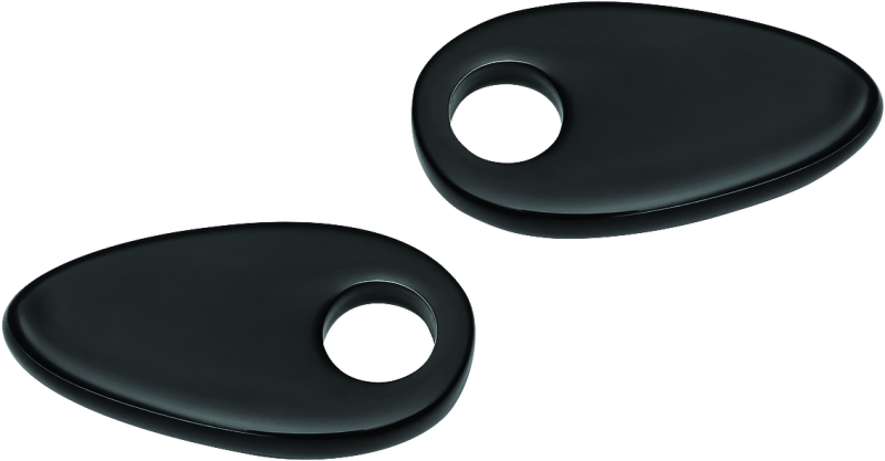 Kuryakyn Fender Strut Cover Plates Gloss Black Exterior Trim Kuryakyn