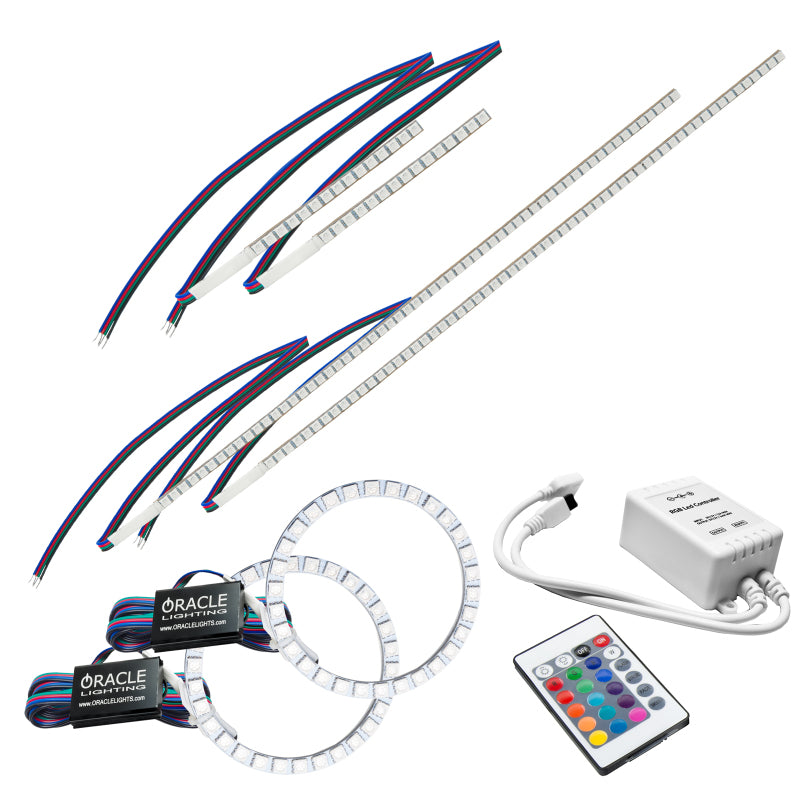 Oracle 16-18 Honda Ridgeline DRL Upgrade w/ Halo Kit - ColorSHIFT w/ Simple Controller Headlights ORACLE Lighting