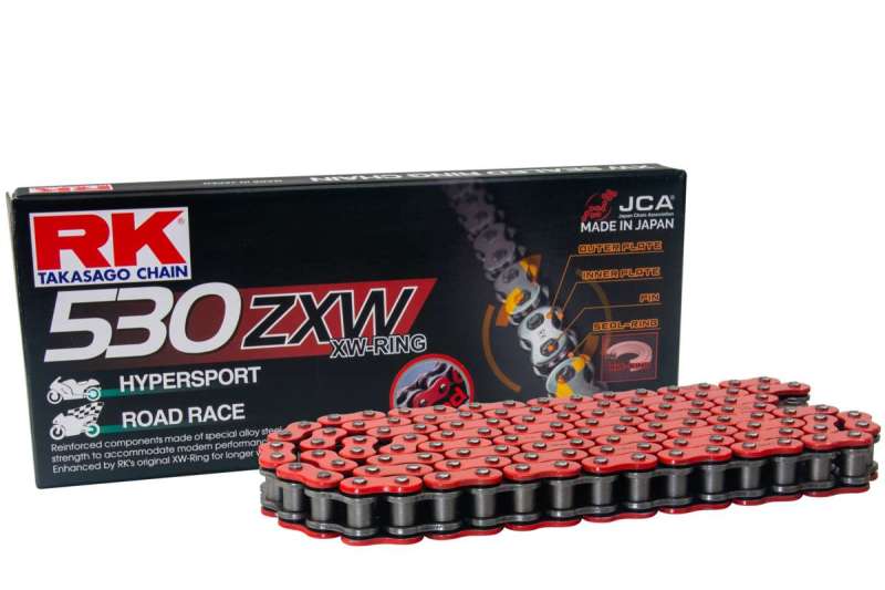 RK Chain RR530ZXW-100L XW-Ring - Red Chains RK Chain