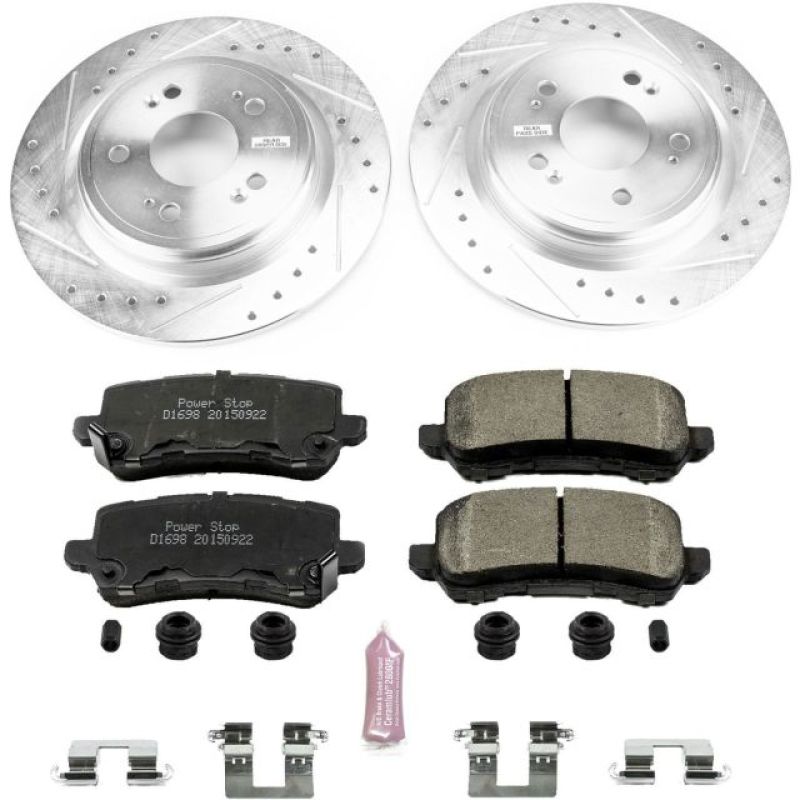 Power Stop 14-19 Acura RLX Rear Z23 Evolution Sport Brake Kit Brake Kits - Performance D&S PowerStop