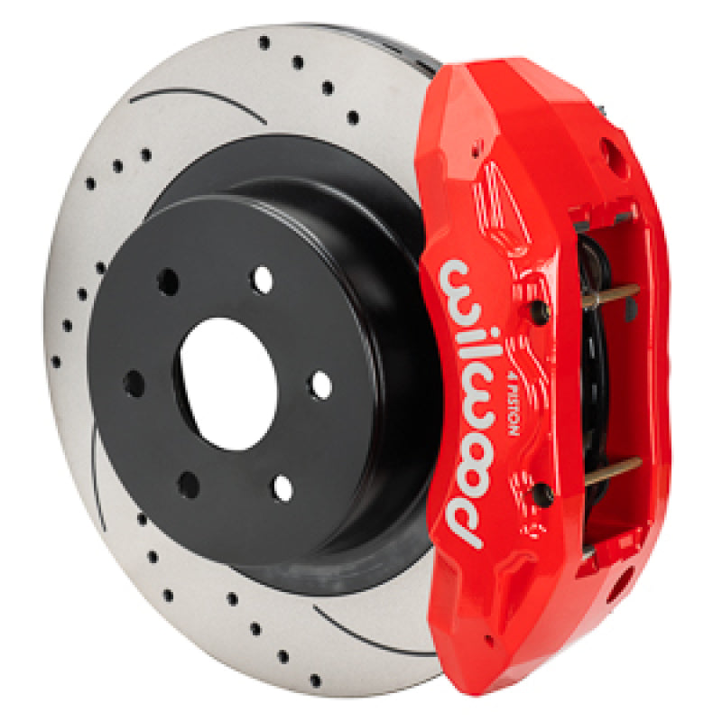 Wilwood 99-18 Chevy Silverado/GMC Sierra 16x1.25 D&S Rotor TX4R 4 Piston Rear Brake Kit - Red Brake Kits - Performance D&S Wilwood