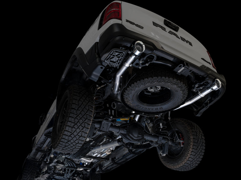 AWE Tuning 2025+ RAM 1500 RHO 3.0 I6 TT 0FG Dual Rear Exit Cat-Back Exhaust - Chrome Silver Tips Catback AWE Tuning