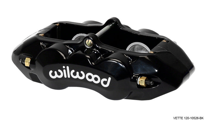 Wilwood Caliper-D8-4 Rear Black 1.38in Pistons 1.25in Disc Brake Calipers - Perf Wilwood