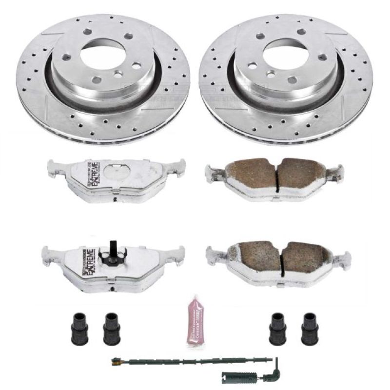 Power Stop 2000 BMW 323i Rear Z26 Street Warrior Brake Kit Brake Kits - Performance D&S PowerStop