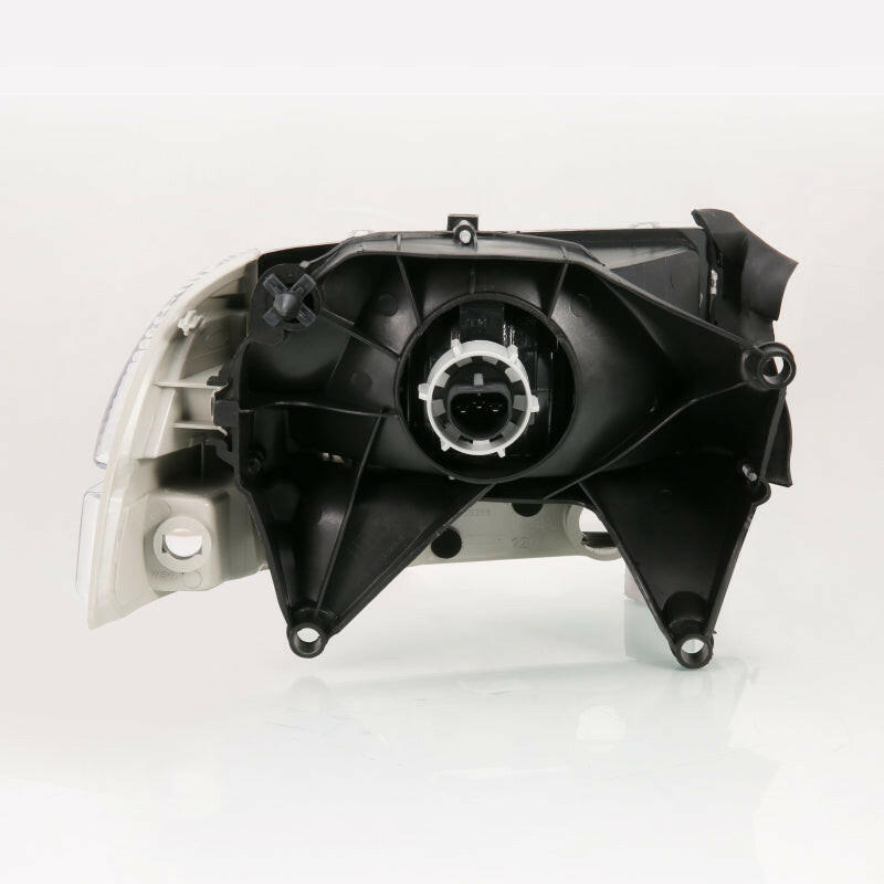 ANZO 1997-2004 Dodge Dakota Crystal Headlight Set Chrome Amber Headlights ANZO