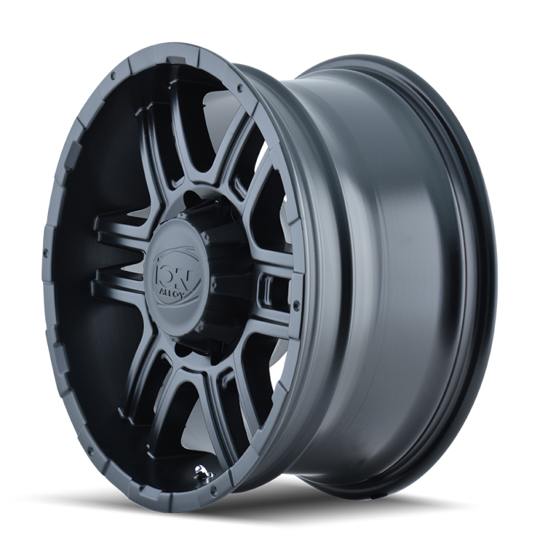 ION Type 179 16x8 / 6x114.3 BP / 10mm Offset / 83.82mm Hub Matte Black Wheel Wheels - Cast ION Wheels