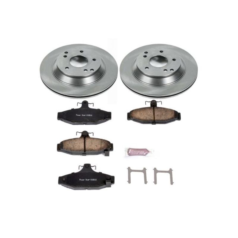 Power Stop 88-96 Chevrolet Corvette Rear Autospecialty Brake Kit Brake Kits - OE PowerStop