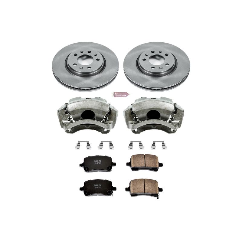 Power Stop 06-09 Pontiac Solstice Front Autospecialty Brake Kit w/Calipers Brake Kits - OE PowerStop