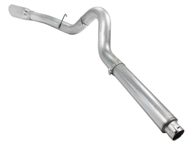 aFe Atlas 5in DPF-Back Aluminized Steel Exh Sys, Ford Diesel Trucks 08-10 V8-6.4L (td) Polished tip DPF Back aFe