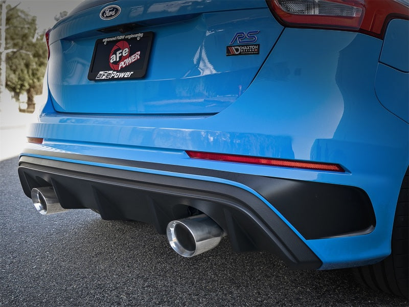 aFe Takeda 3in 304 SS Cat-Back Exhaust w/ Polished Tip 16-18 Ford Focus RS 2.3L (t) Catback aFe